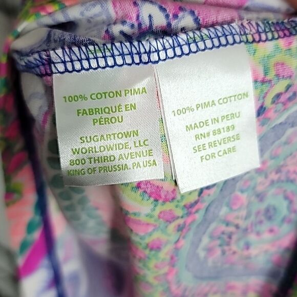 Lilly Pulitzer “Play That Trunky Music” Cotton T Shirt Dress Size Small - Picture 6 of 7